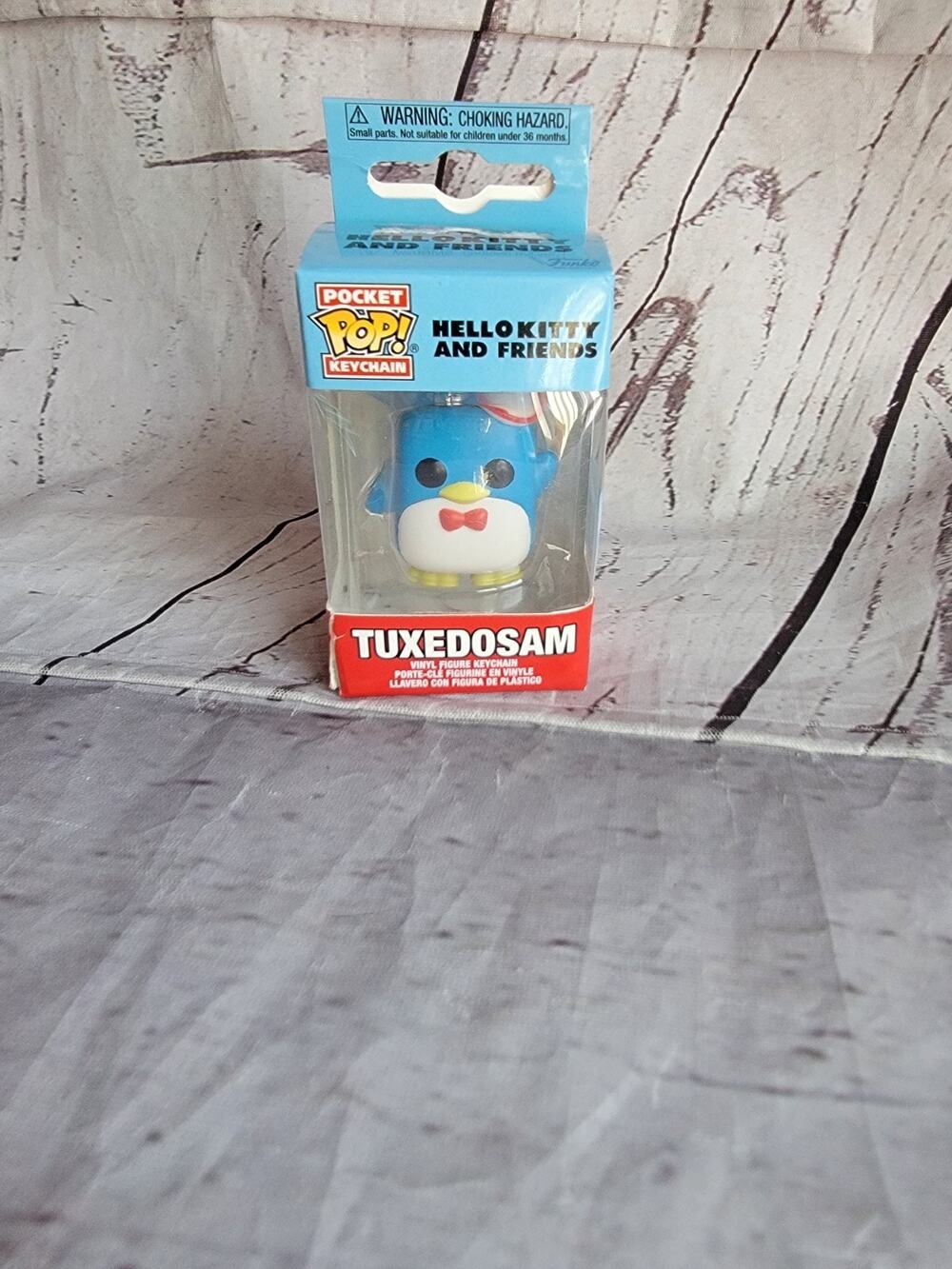 Funko Pocket Pop! Hello Kitty & Friends Tuxedosam Keychain Vinyl Figure New Read